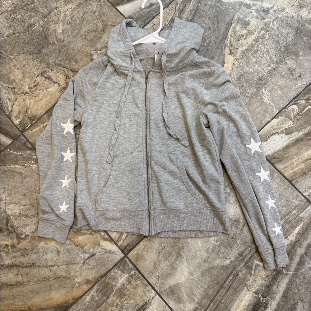 Z Supply zip up with star sleeves